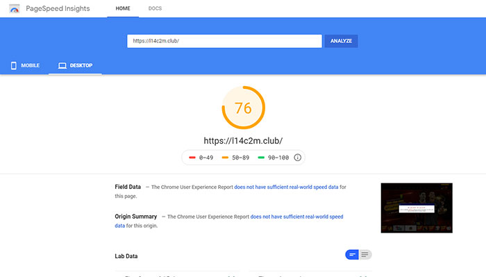ارزیابی سایت بت لند توسط Google Desktop